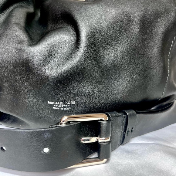 NWT Michael Kors Collection Chrissie bag in black - Picture 4 of 11